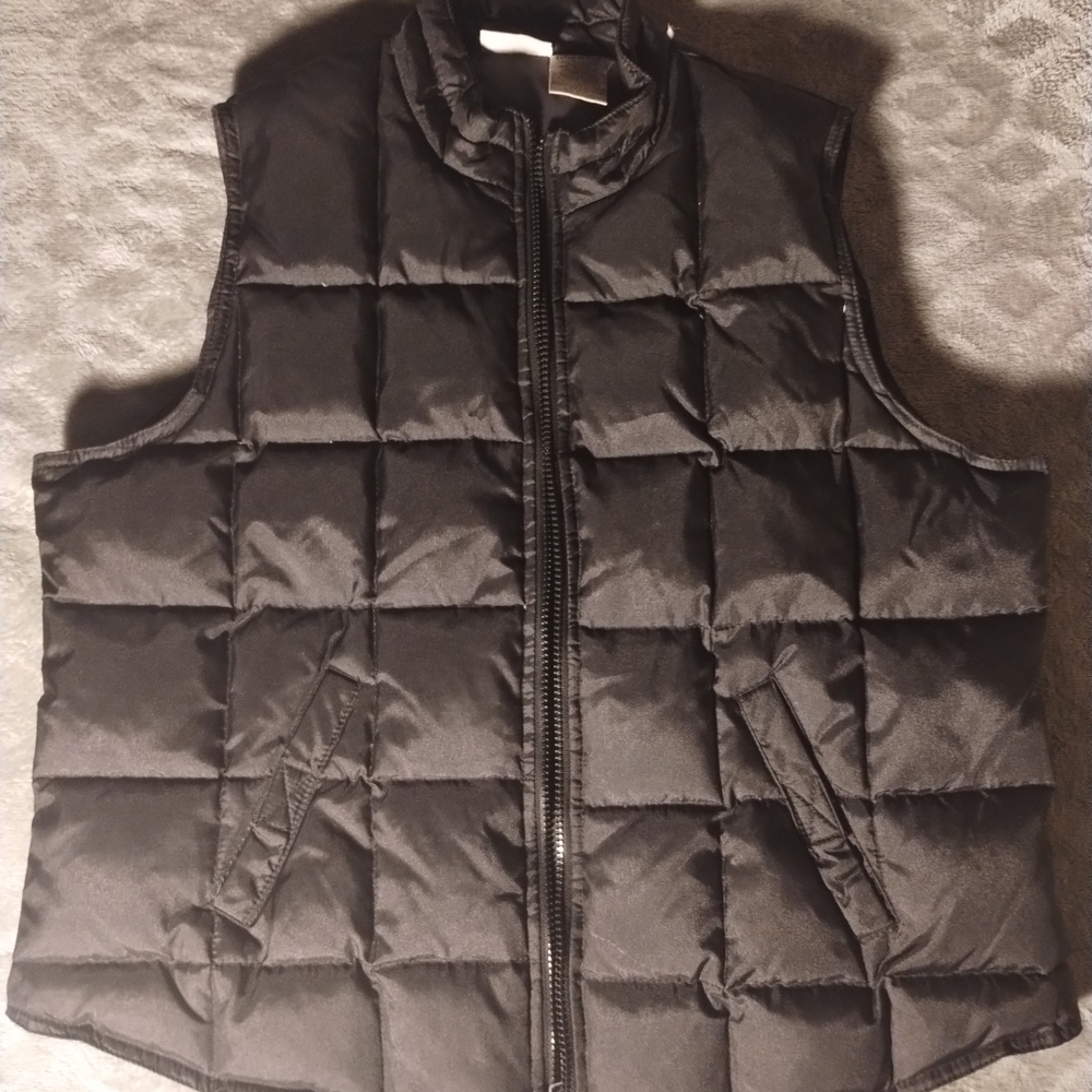 Black Down Puffer Vest